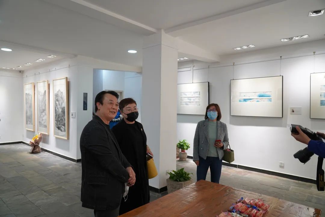 长安·春晓第三届谷风半山青年国画邀请展展览现场