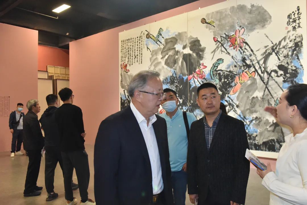 湖南书画名家系列收藏展——百岁画翁易图境展览现场