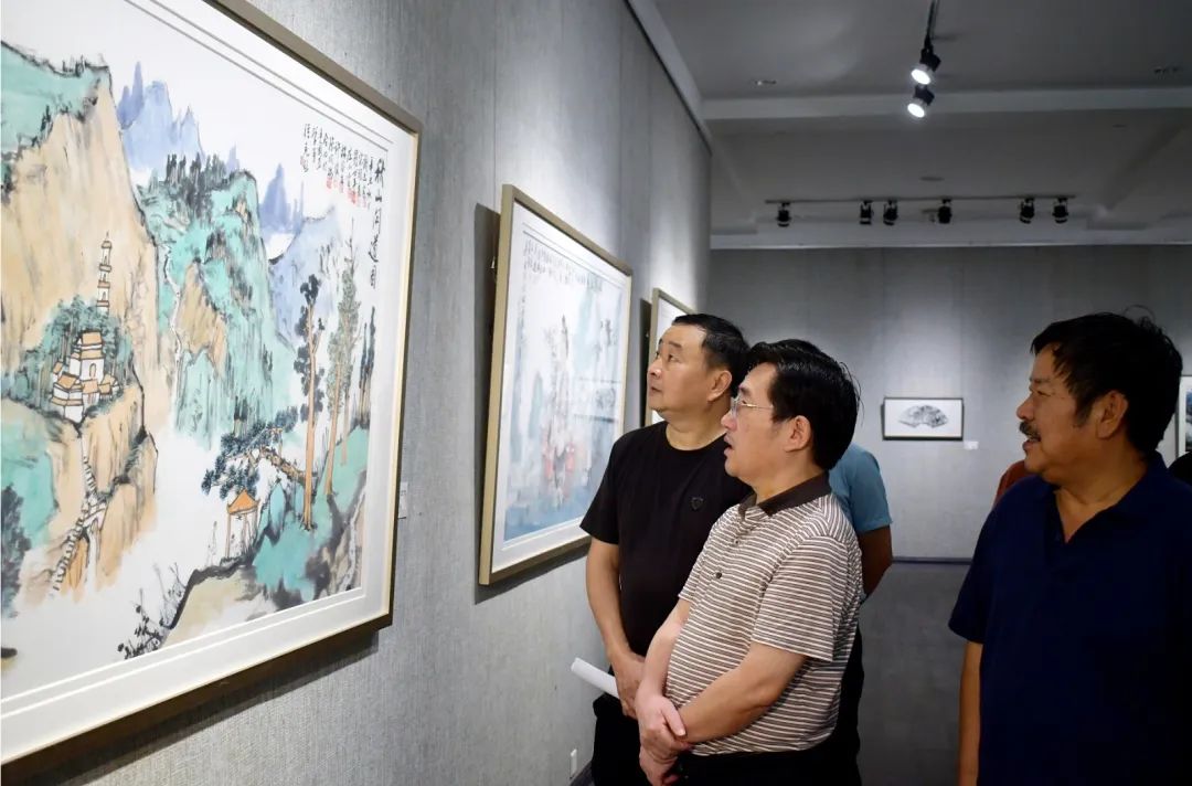 侗寨秋兴——中国画学会画家写生创作邀请展展览现场