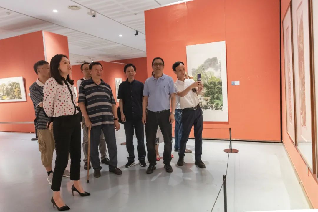 黔韵山骨·唯精至道张润生先生山水画展展览现场