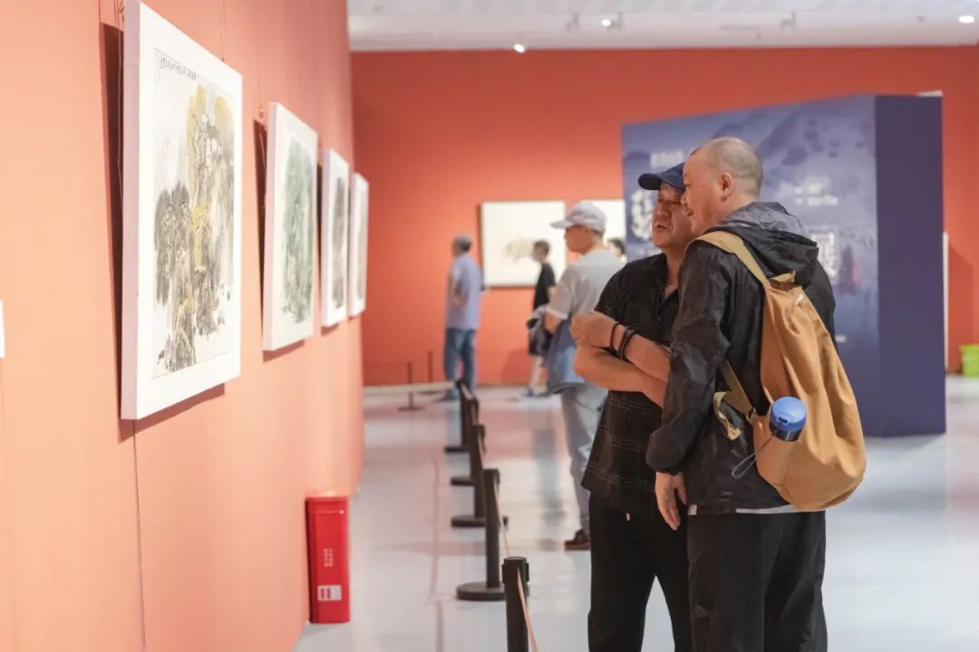 黔韵山骨·唯精至道张润生先生山水画展展览现场