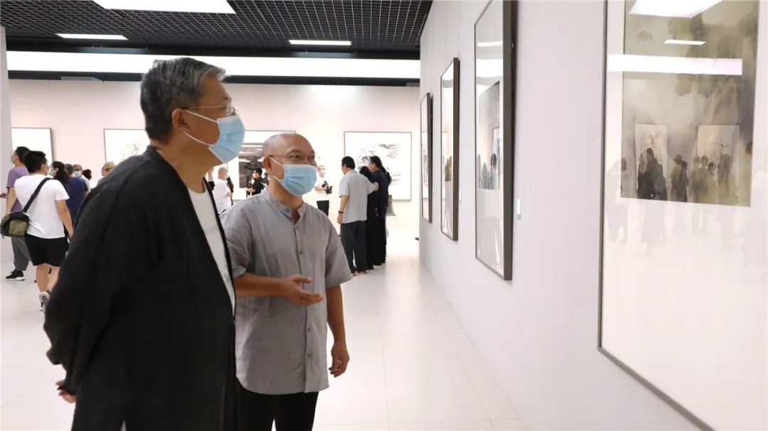 大道不孤——2022年度中国国家画院中青年艺术家邀请展：郁郁朝花·乔宜男作品展展览现场