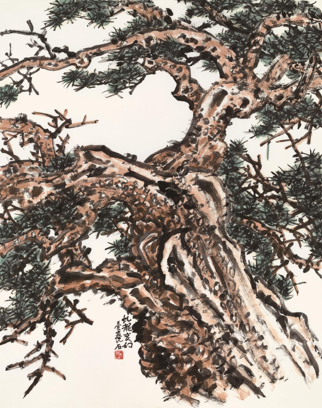 吴悦石 虬龙变幻 190cm×140cm 2022年