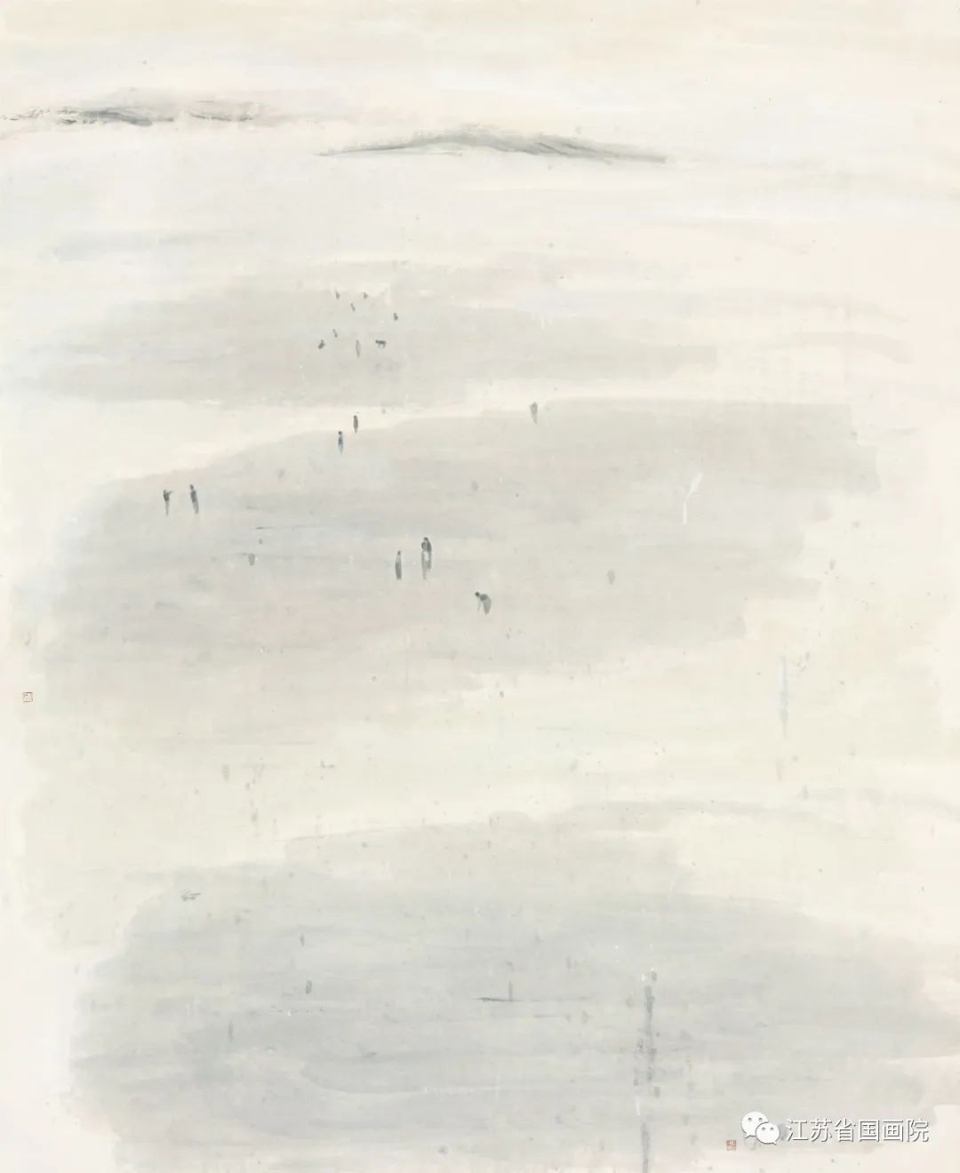 杜小同作品《秋鸿》198cm×161cm