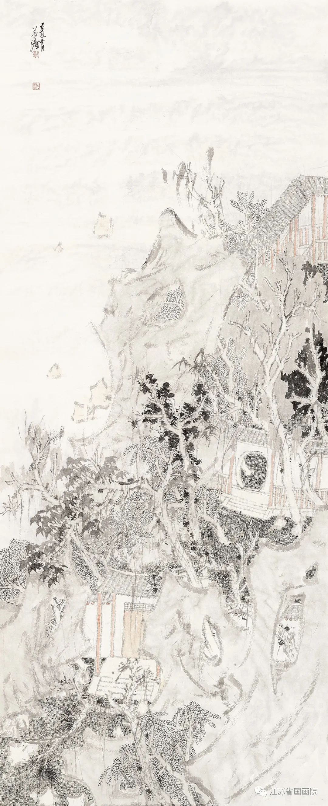 郭善涛作品《江南好系列》173cm×71cm