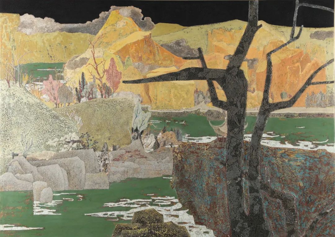 《秋意暖风起》钟伟勇145×160cm