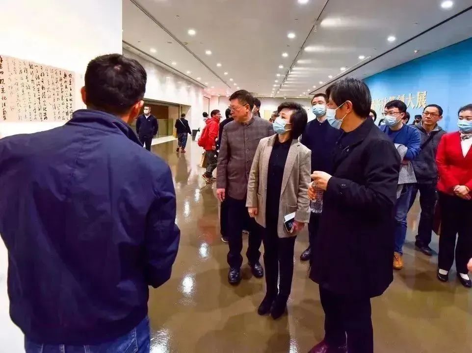 上海市第十二届书法篆刻大展展览现场
