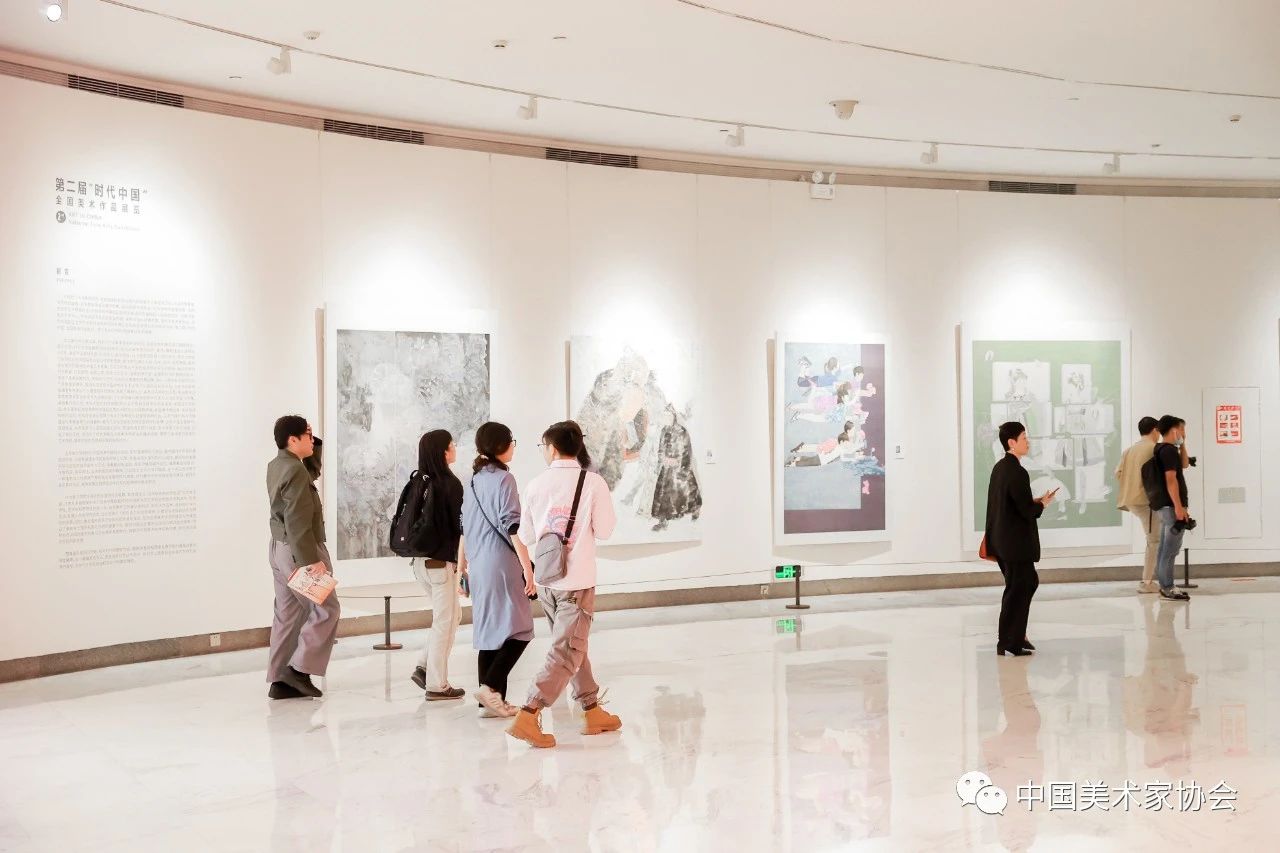 时代中国——全国美术作品展览展厅现场