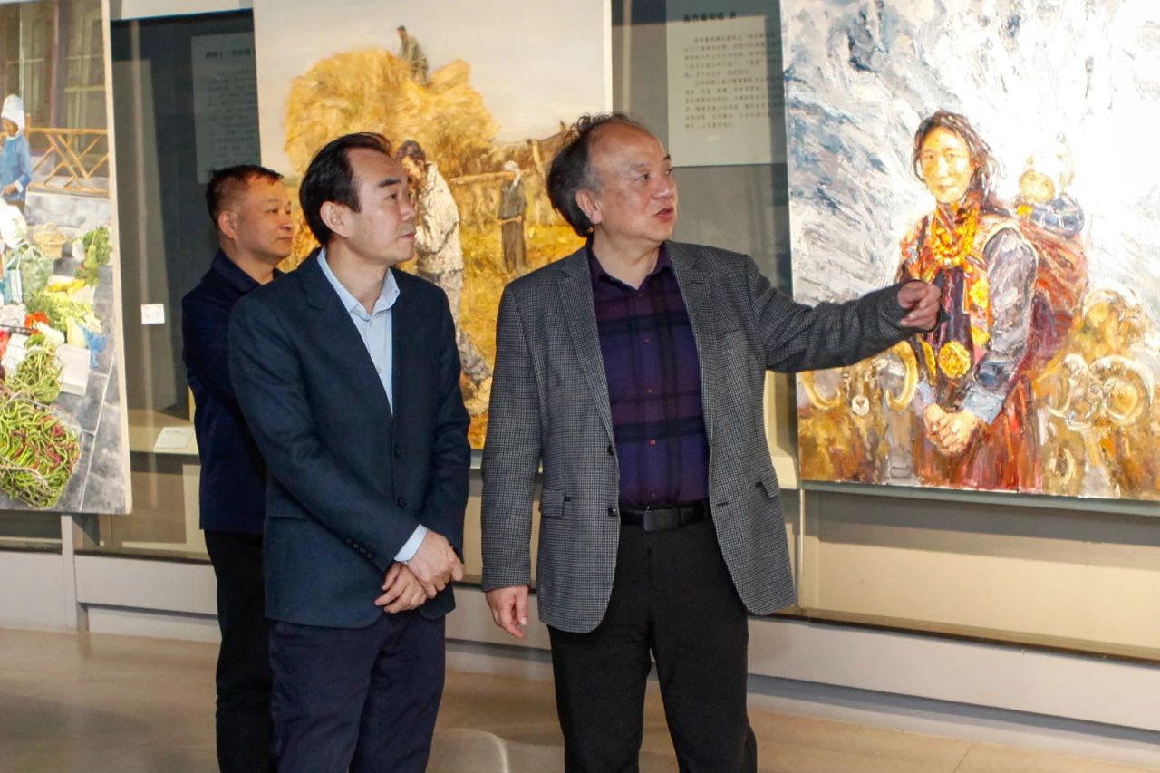 西京学院设计艺术学院美术领域硕士研究生专业实践作品展展览现场