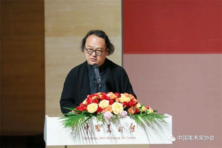 中国美术学院院长、浙江美术家协会主席高世名致辞