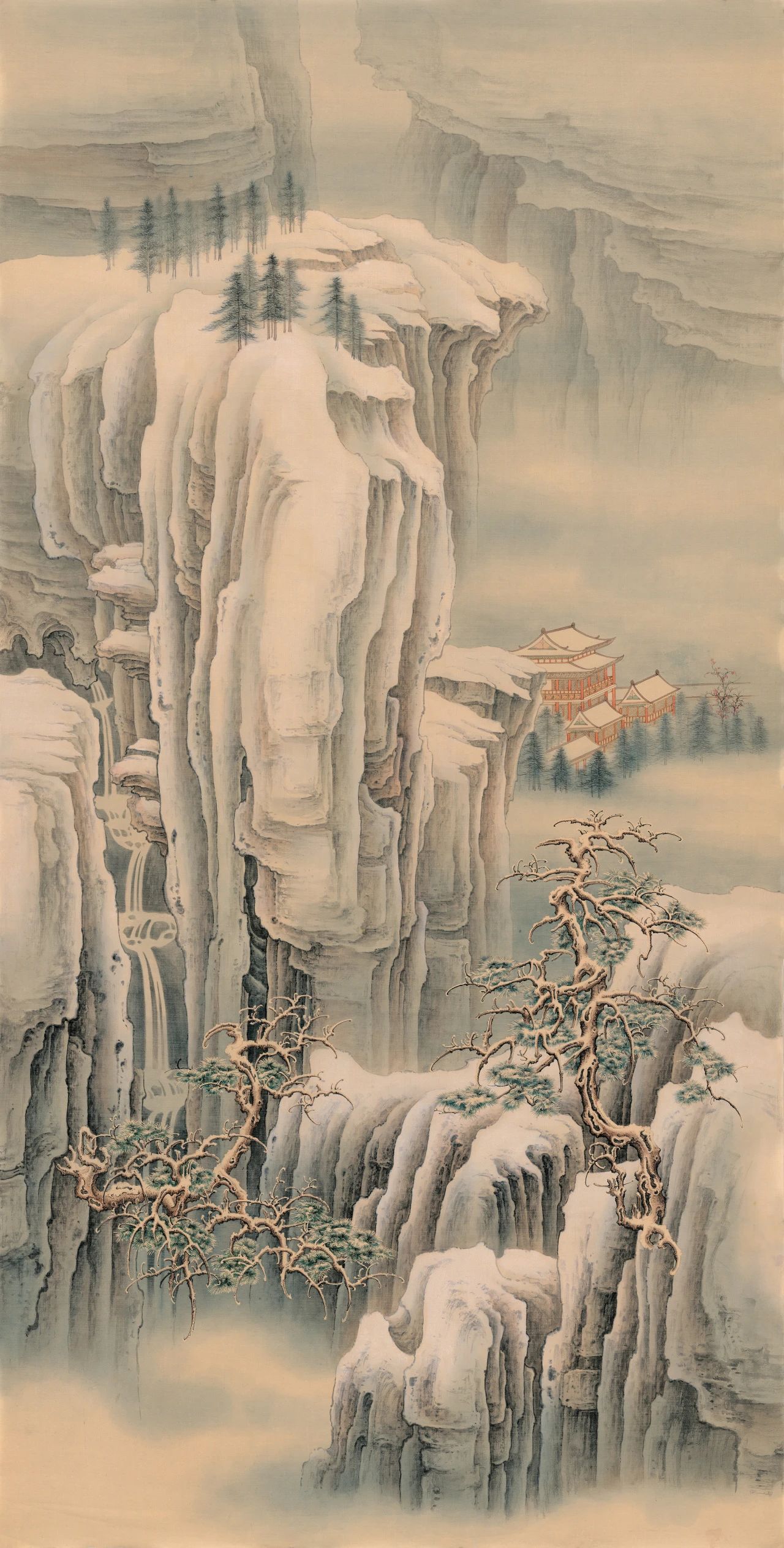 任重，松岩千仞，136 x 69cm，2022-2023