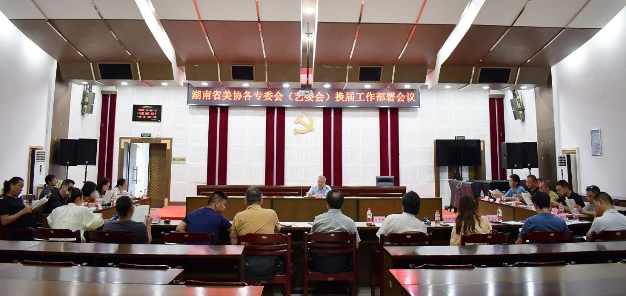 湖南省美术家协会召开各专委会（艺委会）换届工作部署会议