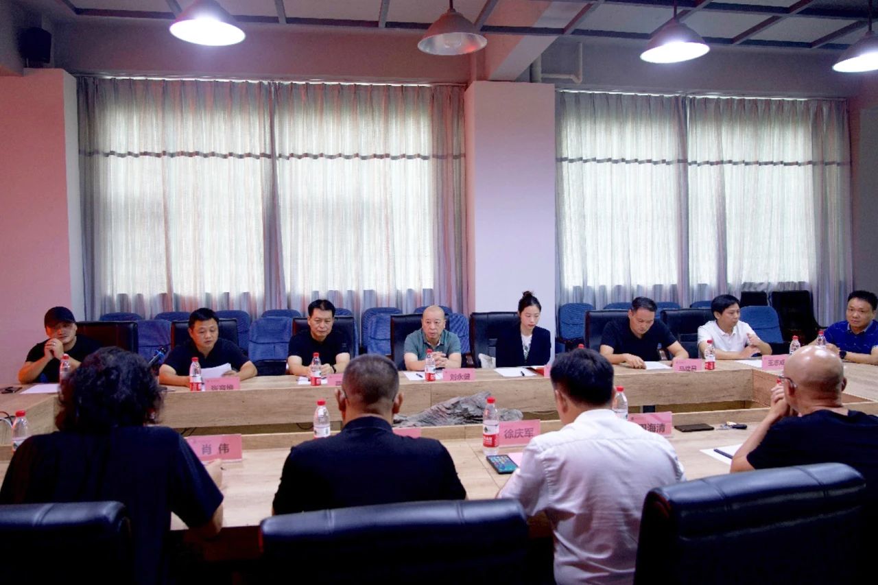 湖南省美术家协会动漫艺术委员会委员大会会议现场