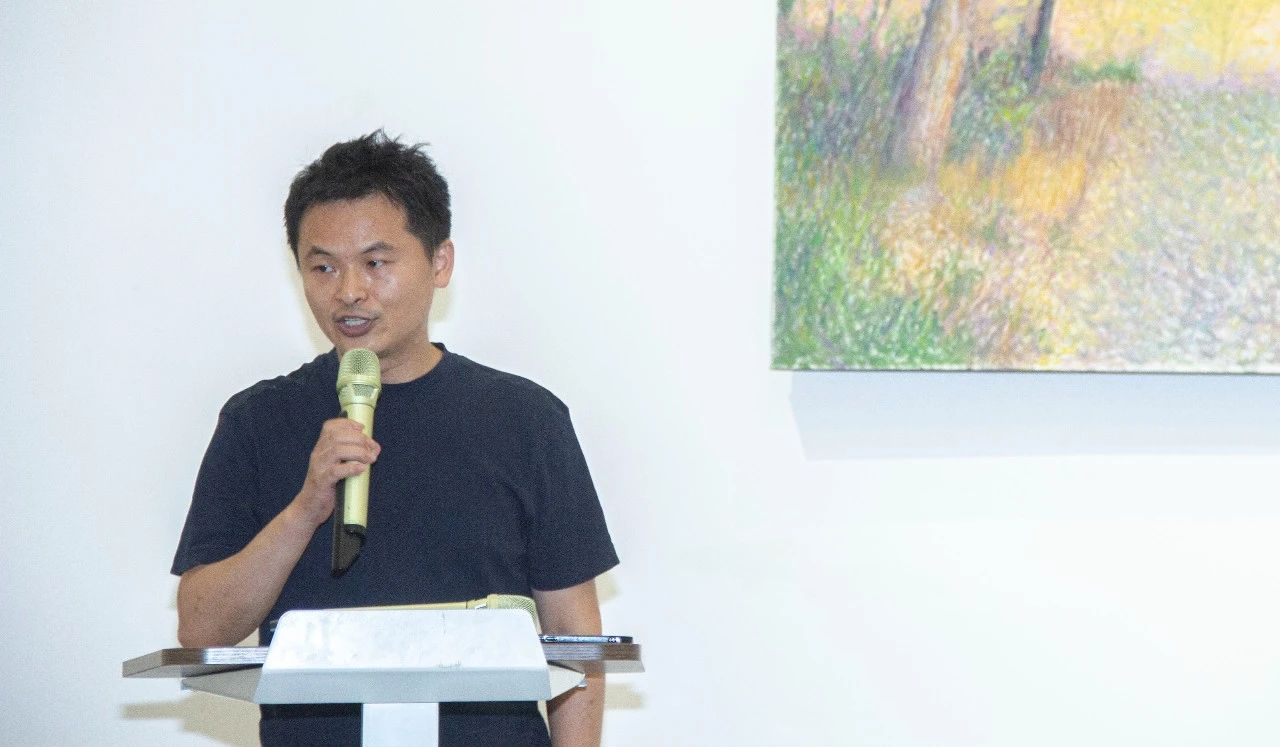 新势界·西安青年油画艺术展学术顾问董文通先生致辞
