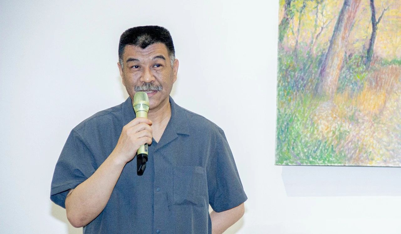 陕西省写意油画研究会学术顾问邢戈先生致辞